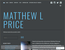 Tablet Screenshot of matthewlprice.com